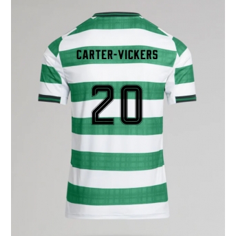 Celtic Cameron Carter-Vickers #20 Maglia Gara Casa Repliche 2025-26 Maniche Corte